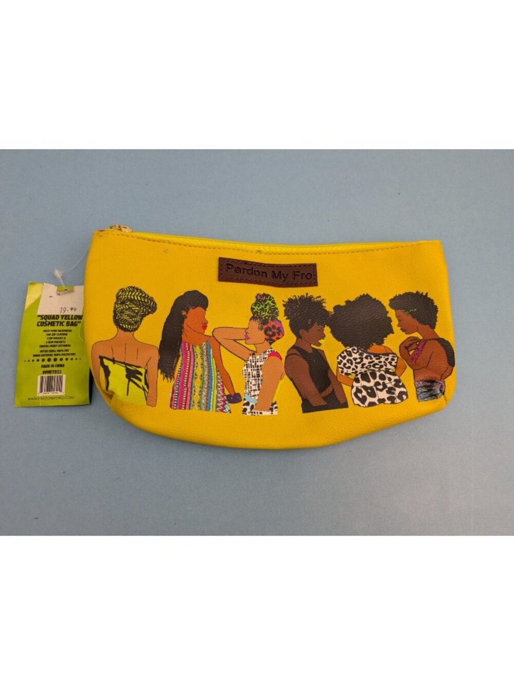 Pardon My Fro Favorite Things Cosmetic Bag ~Squad Print